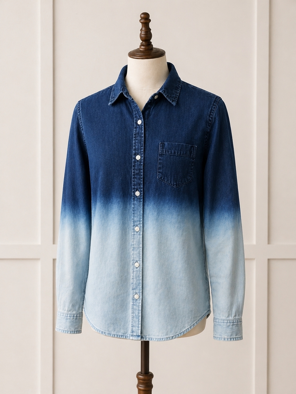 Old Navy Dark Indigo Denim Shirt